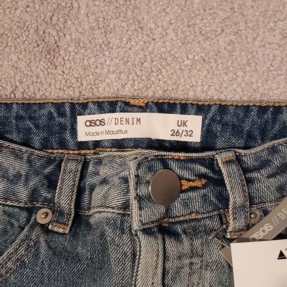 ASOS Design High Rise Straight Leg sz 26 Topshop - Picture 4 of 4